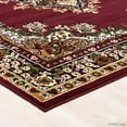 Allstar Burgundy Woven High Quality Rug. Traditional. Persian. Flower. Western. Design Area Rug