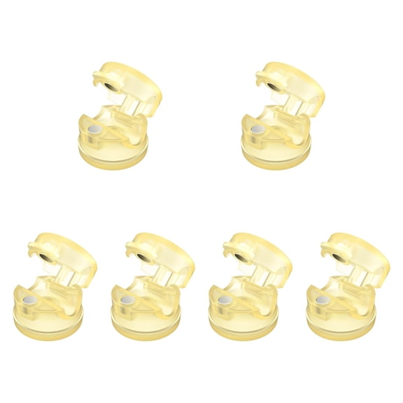 Pitycbo 6x Cable Clips Cord Organizer Wire Holder Wire Storage Cord Holder Rotatable for Yellow