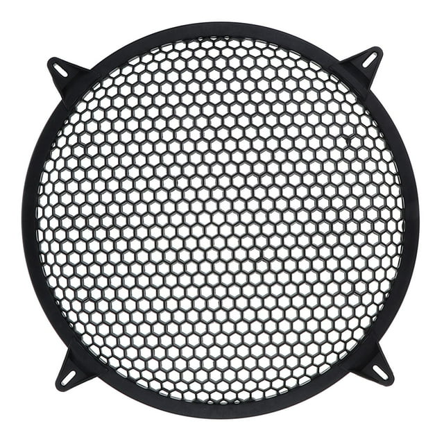 Universal Car Speaker Subwoofer Amplifier Mesh - Black, 12 Inch