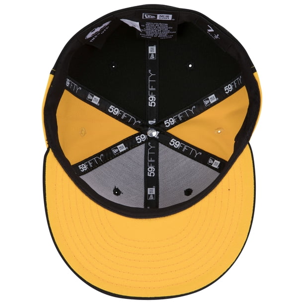 Batman Logo Black and Yellow Panels New Era 59Fifty Fitted Hat-7 7
