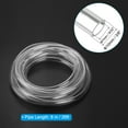 thumbnail image 2 of Uxcell Clear Vinyl Tubing, Flexible Plastic Pipe Tube Hose with 2 Clamps 9/32" ID x 3/8" OD x 26 Ft Length, 2 of 5