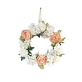 thumbnail image 2 of Cadancy Wreaths for Front Door Artificial Peony Rose Floral Grapevine Wreath Silk Flower Arrangement Home Wall Decoration Entryway Window Farmhouse Indoor Outdoor Seasonal Holiday Ornament, 2 of 6