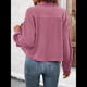 thumbnail image 4 of Chaquetas Informales de para Mujer, Chaquetas con Botones, Blusas de Larga de Moda para Otoño. Rosa M, 4 of 7