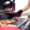 thumbnail image 5 of MQOUO  BBQ Gloves 1472°F Heat Resistant | Fireproof Mitts with Silicone Grip | Perfect for Men Who Love Barbecue, Grilling, Cooking, & Camping | 14'IN Food Grade Washable Kitchen Oven Mitts, 5 of 7