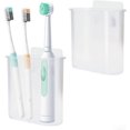 thumbnail image 1 of 2 Packs Wall Mount Toothbrush Holders for Bathroom Vanity Countertops, Self Adhesive Tooth Brush Holder for Electric Toothbrush Toothpaste Razor, Tabl, 1 of 4