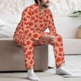 thumbnail image 7 of Balery Tomato Pattern Pajama Sets for Men Long Sleeve 2 Piece Sleepwear Loungewear Sets Soft PJ's with Pockets Long Sleeve Comfy Pj Sets-XX-Large, 7 of 7
