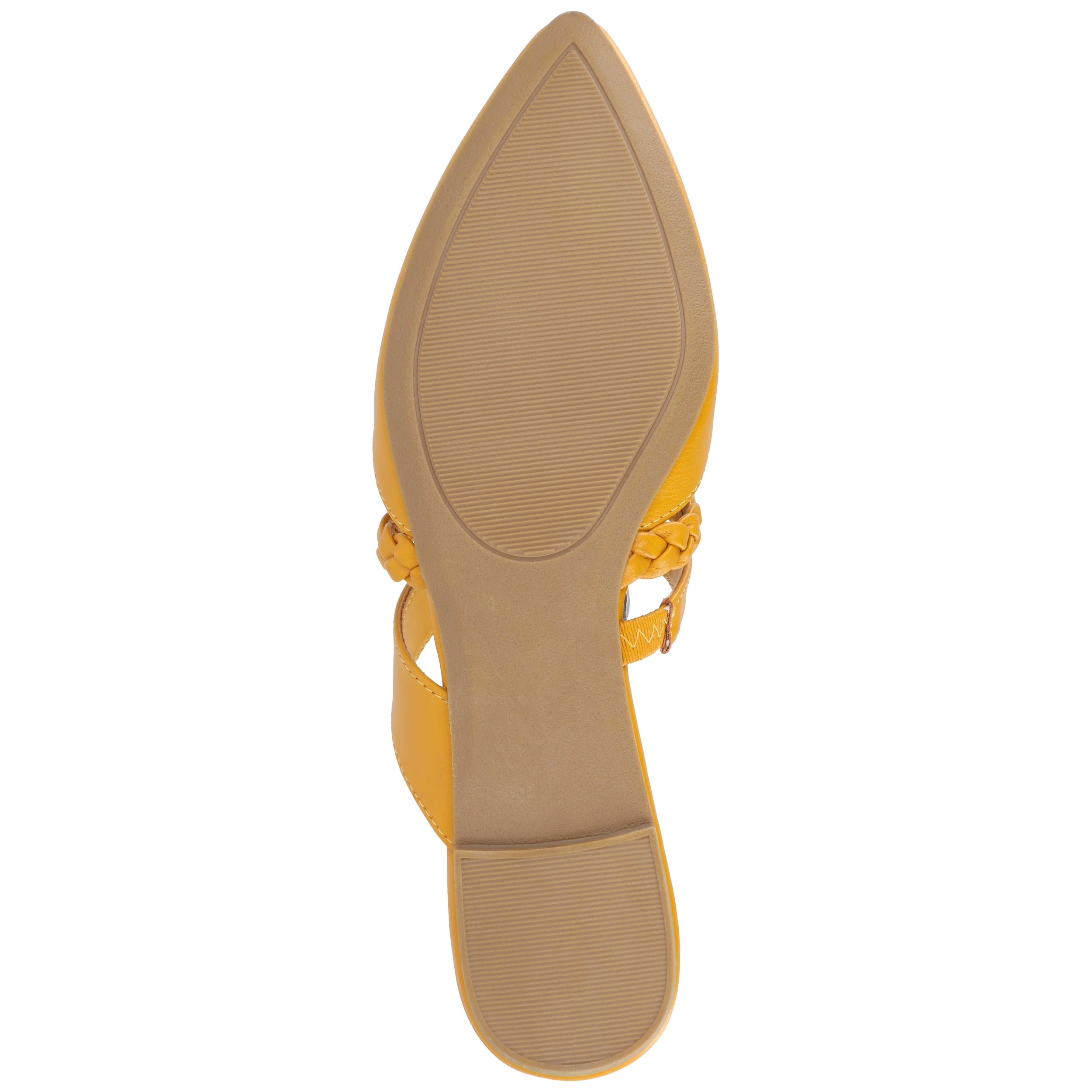 Journee Womens Olivea Narrow Width Slip On Almond Toe Mules Flats