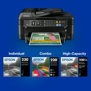 EPSON T220 DURABrite Ultra Genuine Ink High Capacity Black & Standard Color Cartridge Combo Pack