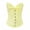Yellow, variant on Womens Shapewear Women's Lace Trimmed Push Up Bustier Corset Waist Trainer Weight Loss Helper Yellow M