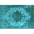 thumbnail image 1 of Ahgly Company Indoor Rectangle Oriental Light Blue Industrial Area Rugs, 5' x 7', 1 of 4