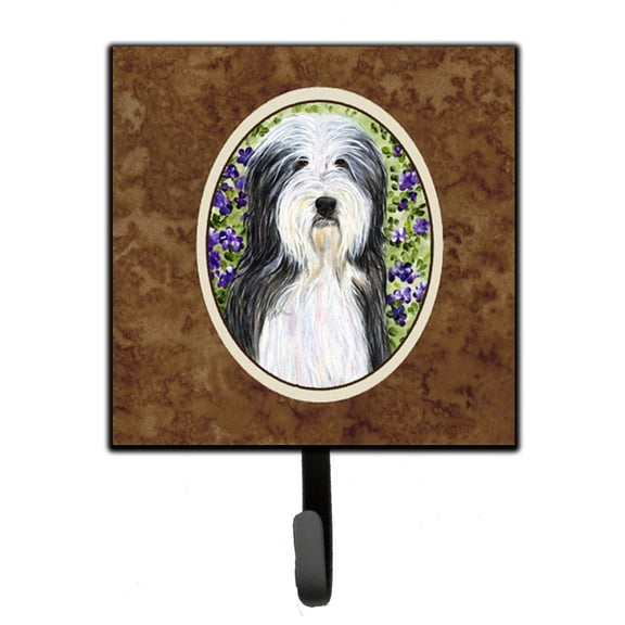 Carolines Treasures SS8022SH4 Bearded Collie Leash Holder or Key Hook, Small, Multicolor