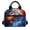Bald Eagle and US Flag, variant on HUIACONG Shrink Resistant Lunch Tote for Travel Office, Aluminum Film Lightweight Lunch Bag, Pink Cherry Blossom Axolotl