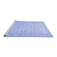 thumbnail image 2 of Ahgly Company Machine Washable Indoor Rectangle Oriental Blue Traditional Area Rugs, 5' x 7', 2 of 4