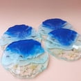 thumbnail image 5 of 10 Pcs Crystal Agate Slice Coaster Mold Glossy Mug Pad Resin Casting Mold Jewelry Decorative Making Epoxy Silicone Mould, 5 of 10