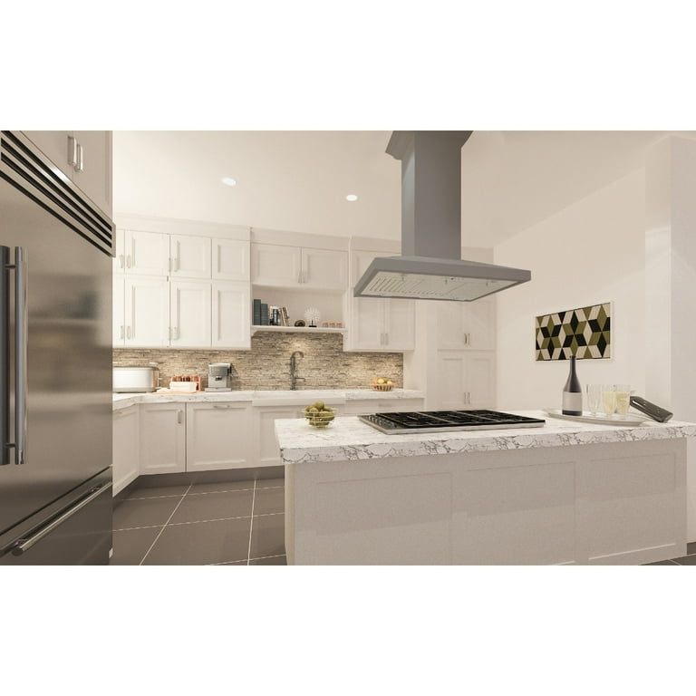 Zline 36 sale island range hood