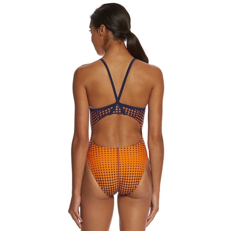 Sporti Molecule Thin Strap One Piece Swimsuit at