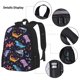 thumbnail image 3 of Easygdp Cartoon Dinosaur Mochila para Niños y Niñas con Set de Caja de Almuerzo y Estuche para Lápices 3 en 1, Mochila Escolar Estampada para Adolescentes, 3 of 7