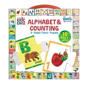 Briarpatch The World of Eric Carle Alphabet & Counting 2-Sided Floor Puzzle