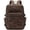 Dark Brown, variant on Laptop Backpack for Men Women 24L Leather Travel Backpack for Travel Work