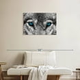 thumbnail image 2 of Elephant Stock Cool Wolf Wall Art - Horizontal Canvas Wall Art - Living Room Wall Decor - Animal Canvas - Gray And Black Decor - 30" x 20", 2 of 8