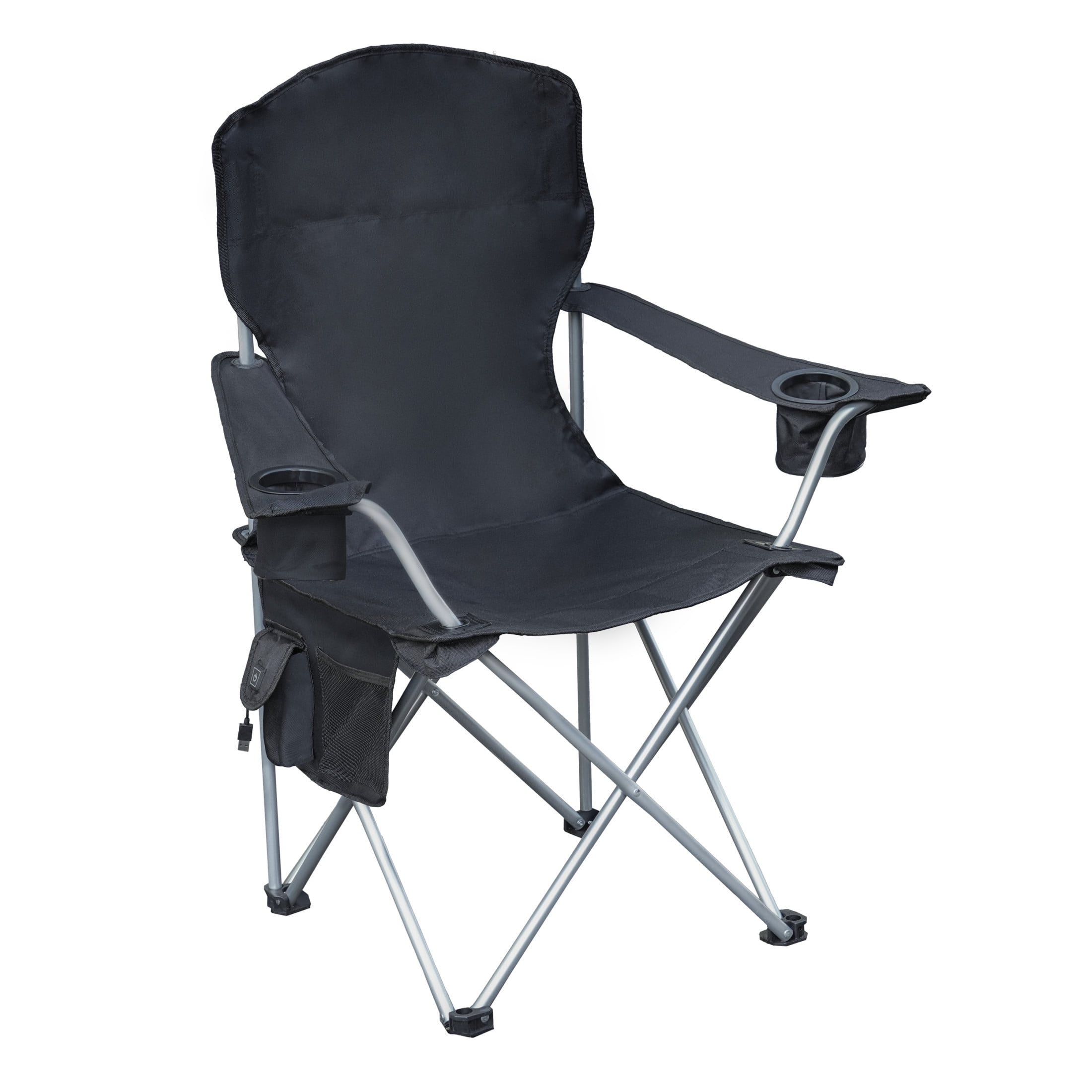 FTC_ CAMPING CHAIR キャンピングチェア_ BLACK無地黒 FTC_ CAMPING