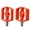 Orange Pedalplastic, variant on Mosiee Mountain Bike Pedals Aluminum Alloy Bearing Pedals with Enlarged Plastic Orange Pedalplastic