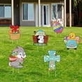 thumbnail image 4 of Easter Yard Sign Decorations,Easter Egg,Gift Basket,Easter Rabbit,Bunny Gnome Letters PVC Stakes Yard Décor Garden Sign for Holiday Festival Home Outdoor Easter Decoration, 4 of 8