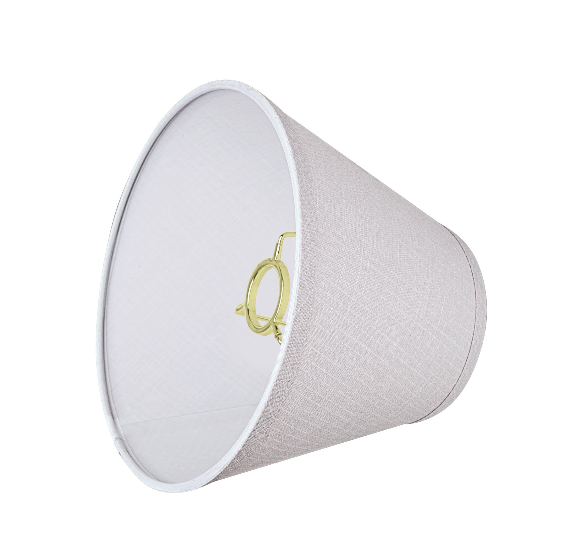 Aspen Creative 58908 Transitional Hardback Empire Shape UNO Construction Lamp Shade in Light Grey, 9" Wide (5" x 9" x 7")