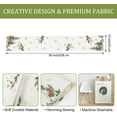 thumbnail image 6 of Christmas Trees Table Runner 13x90 Inch Xmas Balls Snowflakes Holly Pine Cone Houses Winter Holiday Kitchen Dining Table Decoration for Home Party Décor, 6 of 6
