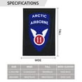 thumbnail image 3 of 11th Airborne Division Garden Flag 12.5 X 18 Inch Double Sided, Decorative Flag Balcony Courtyard Indoor Welcome Garden Flag, 3 of 5