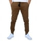 thumbnail image 1 of Jogger de gabardina John Silver  Corte skinny color caqui oscuro, 1 of 4