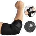 thumbnail image 3 of Sonducket Codo Brace Almohadilla de protección exterior ajustable Compresión de alta elasticidad Transpirable Manga del brazo Almohadillas Voleibol Ropa Deportiva, Zapatos Sonducket OD012757-00, 3 of 6