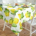 thumbnail image 5 of SOVCFOE Polyester Oblong/Rectangle 60 x 120 Inch Washable Reusable Waterproof Table Cloth - Lemon/Lemonade Print Table Cover for Spring/Summer Decoration, 5 of 5