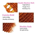 thumbnail image 2 of 28 28 28 Inch 350 Boho Human Hair Deep Wave Bulk Ginger Braiding Hair Deep Curly Orange Human Braiding Hair Extensions for Woman, 2 of 5