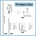 thumbnail image 2 of 8 cadenas colgantes de hierro de 25 a 50 cm con ganchos para ventanas y cuadros., 2 of 5