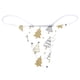 thumbnail image 1 of Gibobby Ropa interior bikini elástica para mujer Tangas G para mujer, bragas algodón, tangas elásticas en la espalda, ropa interior Hipster tiro bajo, Sexy（Beige， S), 1 of 4