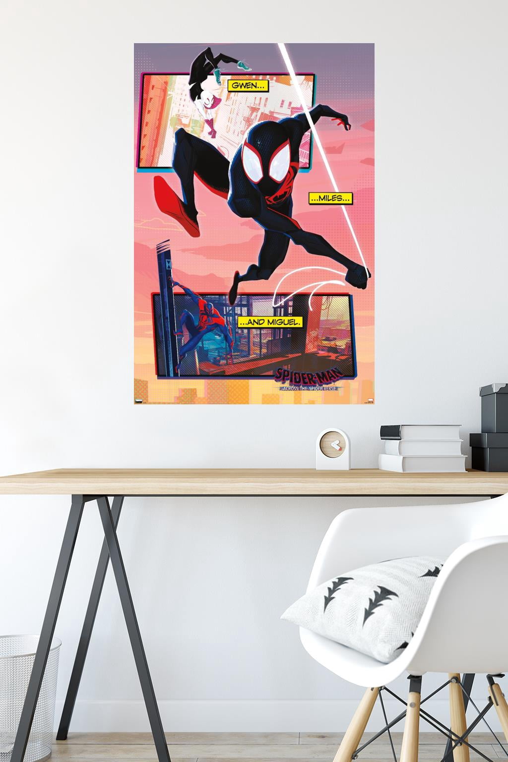 Marvel Spider-Man: Across the Spider-Verse - Trio Wall Poster, 22.375" x 34"