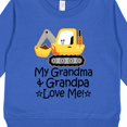 thumbnail image 3 of Inktastic Grandma and Grandpa Love Me Boys Truck Toddler Sweatshirt, 3 of 4