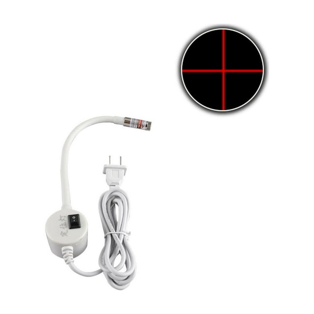 CaiYueKe Magnetic Laser Guide for Sewing Machines, Straight Stitch Quilting Light with Adjustable Line Width, Hands-Free Precision Alignment Tool for Zippers Topstitching Embroidery