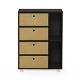 thumbnail image 2 of Furinno Armoire de Rangement Polyvalente à 4 Tiroirs, Espresso/marron, 2 of 8
