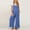 Blue, variant on Lolmot Women Adjustable Strap Maternity Overalls Bib Pants Summer Beach Baggy Rompers Wide Leg Loose Casual Pregnancy Jumpsuit with Pockets
