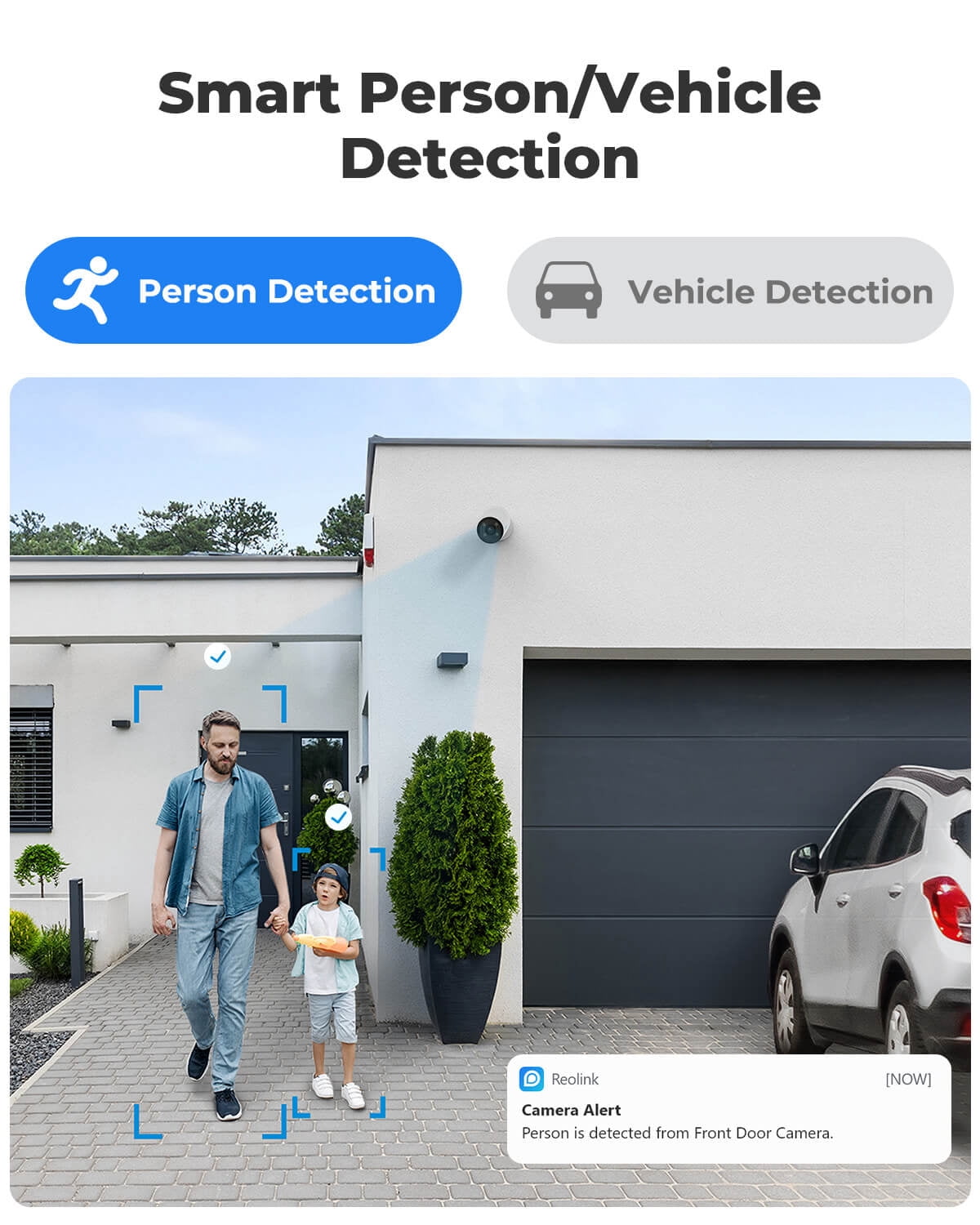 Reolink 4K 8MP Outdoor Security PoE Camera Wired System,16CH NVR 8pcs Cam Smart Detection,24-7Record