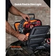 thumbnail image 6 of KFFKFF 13.2-Inch Tool Bag with 34 Pockets, Portable Organizer with Hard Plastic Base, Durable Zipper, Adjustable Shoulder Strap, Ideal for Tool Storage and Easy Carrying, 6 of 9
