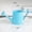 Blue, variant on Decorative Watering Can Vase, Vintage Metal Pitcher, Artificial Flower Arrangement for Home Garden Wedding Table Centerpiece, Shabby Chic Rustic Style, Sturdy Glossy Finish, Ready to Display