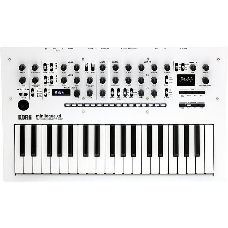 KORG minilogue xd Polyphonic Analog Synthesizer White - Walmart.com