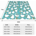 thumbnail image 4 of ZXFAMZUS Cartoon Funny Goose Cozy Soft Lightweight Fuzzy Flannel Blanket Suitable for Couch Bed Sofa Living Room in All Seasons, 4 of 10