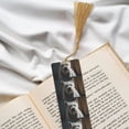 thumbnail image 6 of Kdxio Dog Wrapped in Towel 1 Print Metal Tassel Bookmarks,Perfect Gift for Art Lovers and Bookworms Metal Bookmarks for Women, 6 of 8