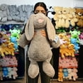 thumbnail image 4 of Conejo de Peluche PELUCHERIA Roger 60 cm Premium Conejito Grande Gris, 4 of 5