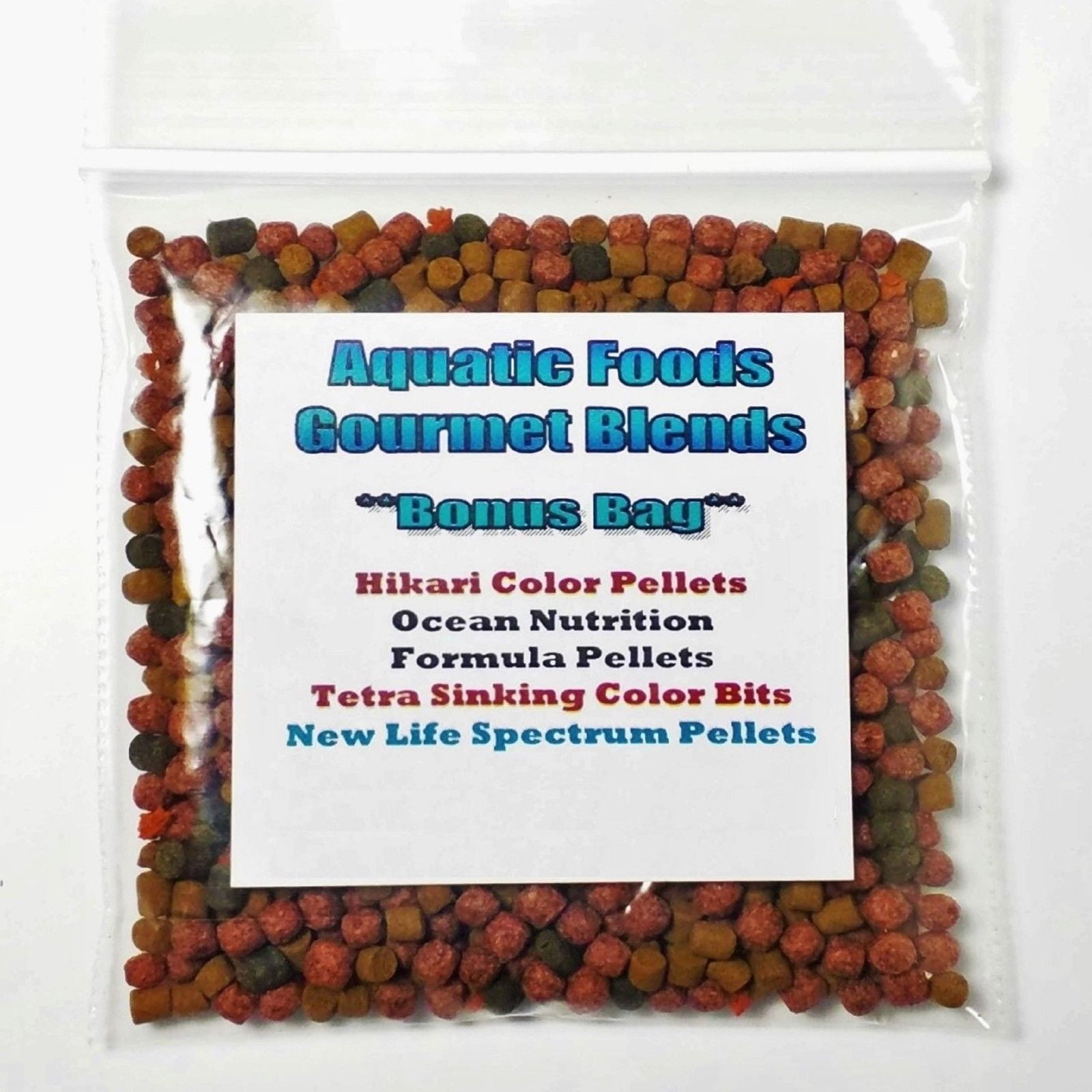 Buy Aquatic Foods Cichlid Pellet Blend with Aquatic Foods Intense Red