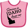 thumbnail image 3 of Inktastic Someone in Idaho Loves Me Boys or Girls Baby Bib, 3 of 4